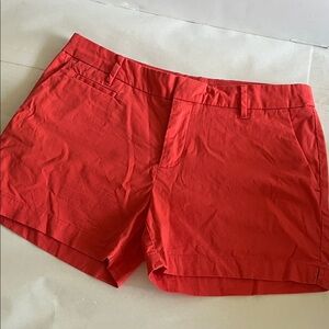 Patagonia Red Orange Coral Shorts Size 8
